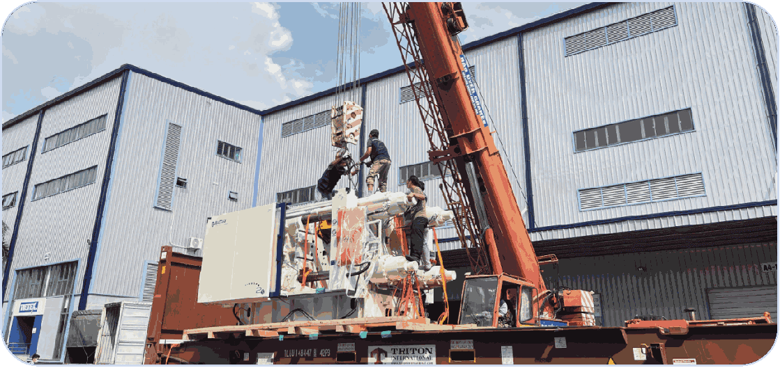 【出口案例】中国穿壁焊机出口马来西亚清关运输案例